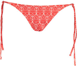 Wiązany dół od bikini figi marki KARL LAGERFELD
