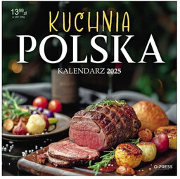 Kalendarz 2025 33x33cm ścienny Kuchnia polska - O-Press
