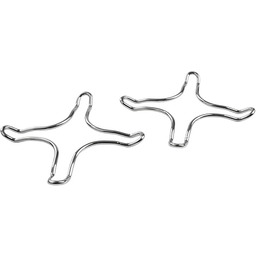 Fackelmann Metalowa kratka gazowa, srebrna, 9,5 x 9,5