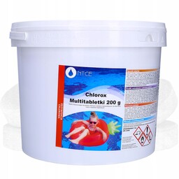 10w1 chlor do basenu 5kg 200g multi tabletki