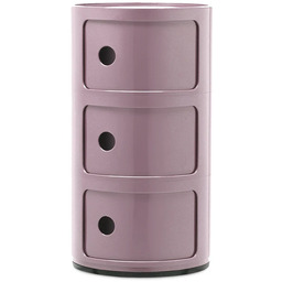 Kartell - Componibili 3 Stolik Mauve