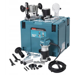 Makita Frezarka Górnowrzecionowa 710W 6/8mm Walizka RT0702CX2J akcesoria