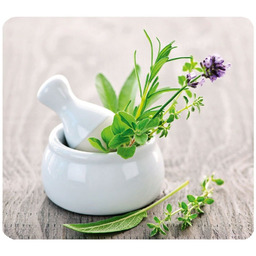 WENKO Szklana płyta ochronna HERB GARDEN na kuchenkę