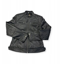 Skórzana kurtka damska ramoneska Real Leather S