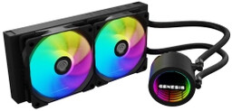 Genesis Hydria 240 ARGB Czarny Chłodzenie wodne