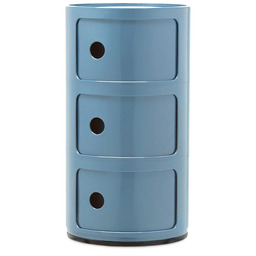Kartell - Componibili 3 Stolik Sky Niebieski