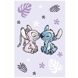 Koc Polarowy Lilo i Stitch Fioletowy 100 150