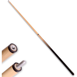 KIJ BILARDOWY DREWNIANY 146 CM DWUCZĘŚCIOWY POOL SNOOKER