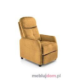 Fotel relaksacyjny FELIPE 2 Velvet Halmar Musztardowy