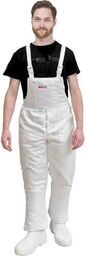 SMO-WHITE - Spodnie ocieplane ogrodniczki typu Master -