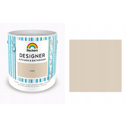 Beckers Designer Kitchen Bathroom Sandy 2,5L Farba Kuchnia,