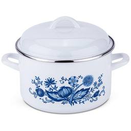 METALAC Garnek emaliowany z pokrywką Cebulak 5 l