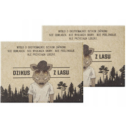 LaQ Dzik, mydło dla facetów w kostce, dwupak,