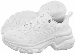 Sneakersy Puma Cilia Wedge White-Puma White-Puma Silver 393915-02