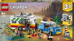 LEGO Creator, klocki Wakacyjny kemping z rodziną, 31108