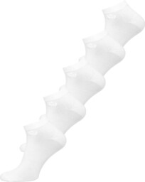 Białe stopki skarpetki męskie Denley LY8500-5P 5 PACK