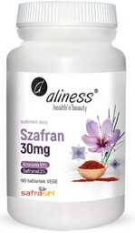 Aliness Szafran Safrasol 2%/10% 30 mg - Suplement