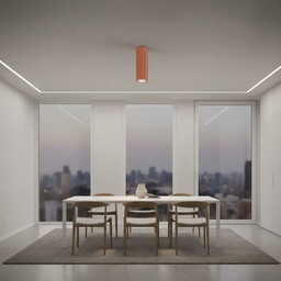 Plafon KARBON 20 ochra czerwona SL.1626 - Sollux