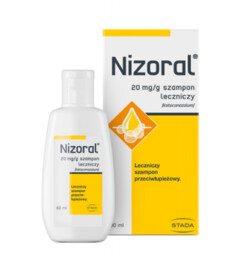 Nizoral Leczniczy szampon przeciwłupieżowy, 60 ml