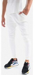 Alpha Industries spodnie dresowe bawełniane kolor biały