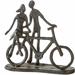 Casablanca 74610 Design Rzeźba Pair on Bike -