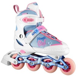 NA18168A ŁYŻWOROLKI PRINCESS BIAŁE NILS EXTREME OUTLET