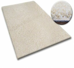 Wykładzina SHAGGY 5cm krem 60x100 cm