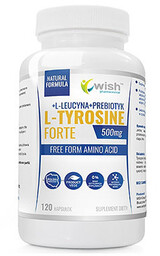 WISH Pharmaceutical, L-Tyrosine Forte 500mg + L-Leucyna +