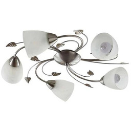 Lindby - Yannie 5 Lampa Sufitowa Nickel/Opal