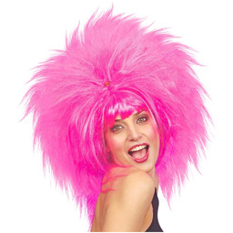 Peruka różowa Rockowa