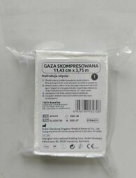 Gaza skompresowana 11,43cm x 3,75m