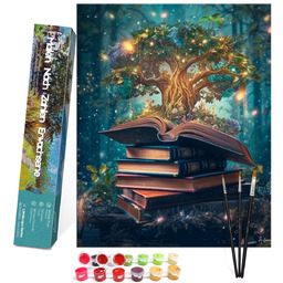 Malowanie po numerach 40x50 cm magiczne drzewo