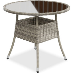 OKRĄGŁY STÓŁ OGRODOWY YORO 80 CM POLYRATTAN STOLIK