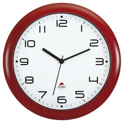 Zegar ścienny czerwony