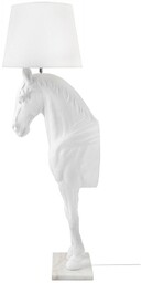 KOŃ HORSE STAND M Lampa podłogowa biała -