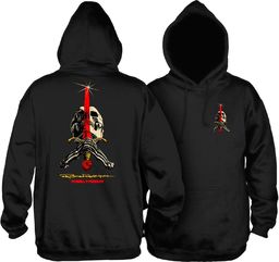 bluza męska POWELL PERALTA SKULL AND SWORD HOOD