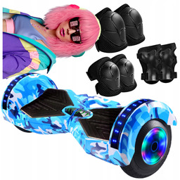 Deskorolka Elektryczna Hoverboard 8 Cali Led Bluetooth Camo