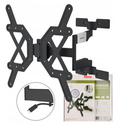 Hama uchwyt obrotowy do telewizora vesa 400x400 fullmotion