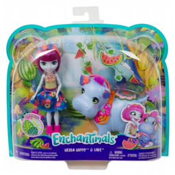 Enchantimals Lalka Lake i hipopotam Hedda