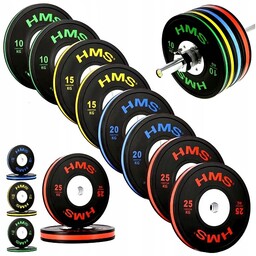 Talerze Obciążenia Olimpijskie Na Gryf Olimpijski Zestaw 8