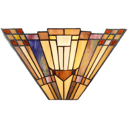Artistar Kinkiet tiffany Esmea, multikolor, salon / jadalnia,