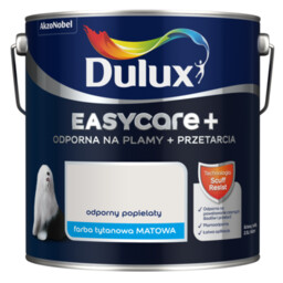 Farba tytanowa Dulux EasyCare+ Plamy+Przetarcia Odporny Popielaty 2,5