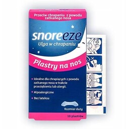 Snoreeze Plastry na nos Rozmiar: duży - 10