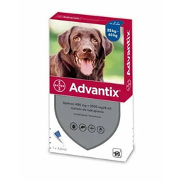 BAYER ADVANTIX Spot-on 25-40kg 4,0ml 4 pipety