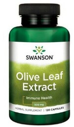 SWANSON Olive leaf Extract 500mg - 120 kapsułek
