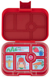 Szczelna średnia śniadaniówka Yumbox Original - wow red