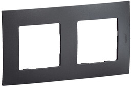 NOWE NILOE - RAMKA PODWÓJNA GRAFITOWA (DARK GREY)