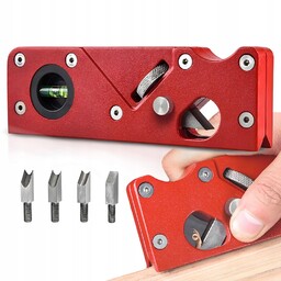 Strug Stolarski Ręczny do Fazowania Krawędzi 4 Ostrz