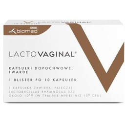 LACTOVAGINAL - 10 kapsułek dopochwowych