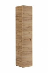 Szafka wysoka z koszem 35x170x35cm Dąb Craft Złoty,